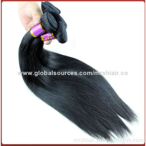22-inch Silk Straight Unprocessed Indian Remy Hair Weaving